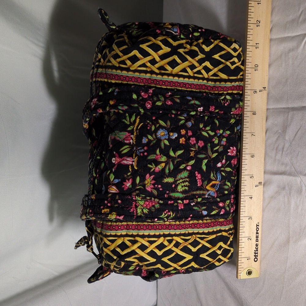 Vera Bradley Black Floral Quilted Bag - Beautiful!